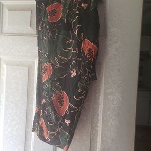 Smash and Tess Birds Papaya collab pants